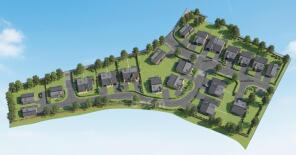 AI site plan with blue sky