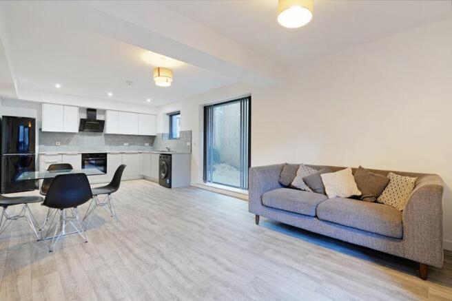 Open plan living space