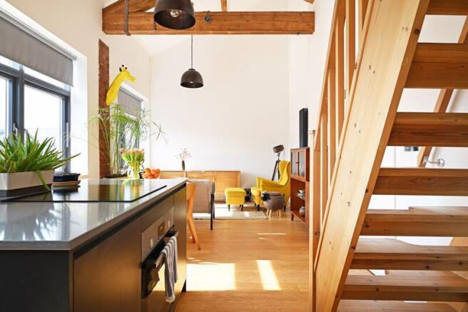 Open plan living area