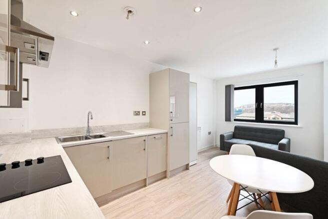 Open plan living space