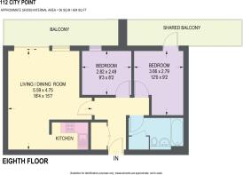 112 City Point Floorplan