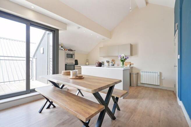 Open plan dining area
