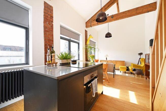 Open plan living area