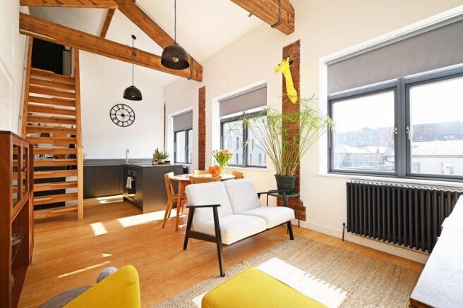 Open plan living area