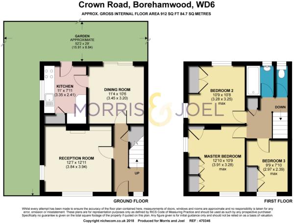3 bedroom semi detached house for sale in Crown Road Borehamwood