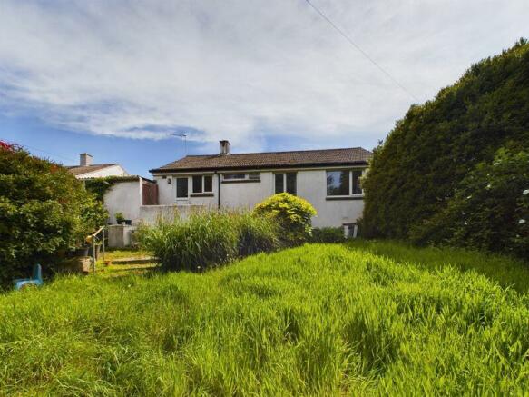 garden and rear elevation