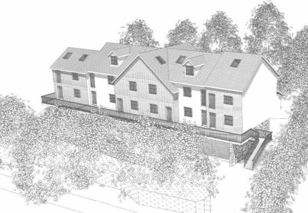 sketch of proposed development