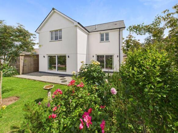 Rear of property