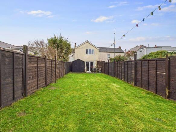 rear elevation and garden
