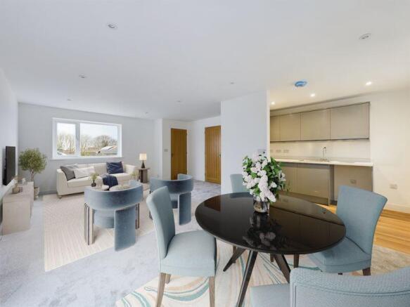 kitchen/living area