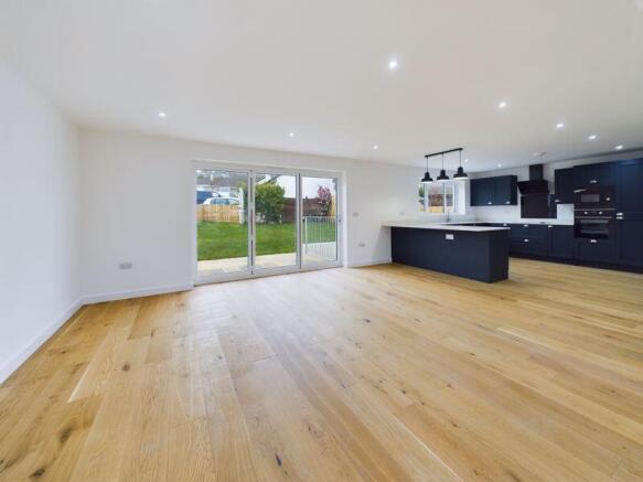 Open plan living space