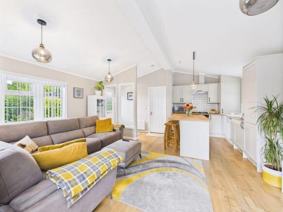 open plan living space