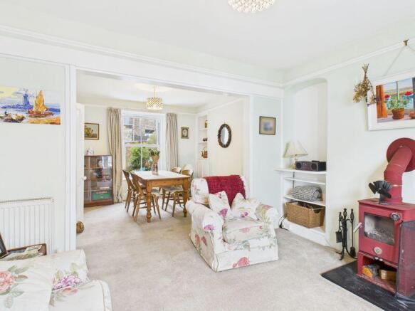 lounge to dining area