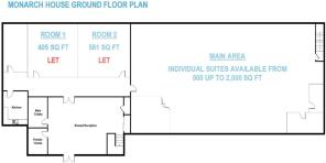 500 to 2,000 sq ft