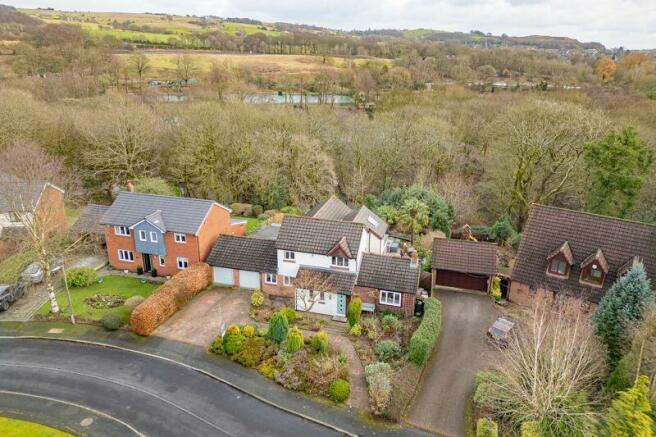 Grange Park Road Aerial Shot