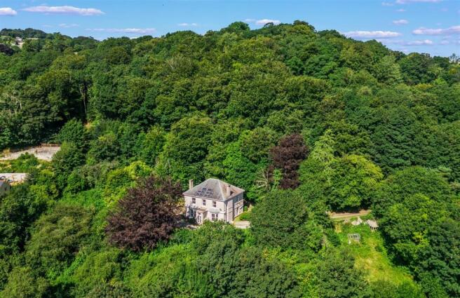 Drone Image of House