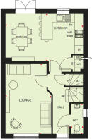 Ground floorplan Chester housetype