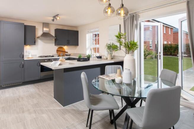 Internal view of the Kitchen/Diner of the Chester House Type