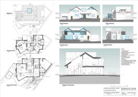 1716 - L 03 Rev B - Proposed plans, sections, elev