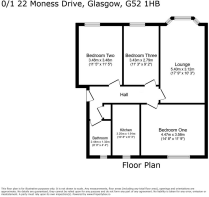 Floorplan - 0/1 22 Moness Drive Glasgow