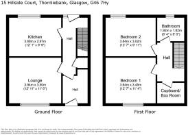 Floorplan - 15 Hillside Court Thornliebank