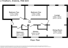 Floorplan - 2 Findhorn Erskine