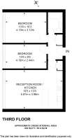 Floorplan area for info only, not for Â£/sq. ft valuation