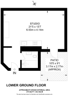 Floorplan area for info only, not for Â£/sq. ft valuation