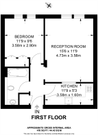 Floorplan area for info only, not for Â£/sq. ft valuation