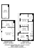 Floorplan area for info only, not for £/sq. ft valuation