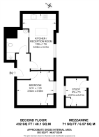 Floorplan area for info only, not for £/sq. ft valuation