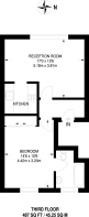 Floorplan area for info only, not for Â£/sq. ft valuation