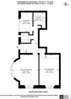 Floorplan area for info only, not for £/sq. ft valuation