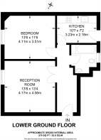Floorplan area for info only, not for £/sq. ft valuation