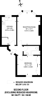 Floorplan area for info only, not for £/sq. ft valuation