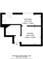 Floorplan area for info only, not for £/sq. ft valuation