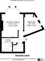 Floorplan area for info only, not for £/sq. ft valuation