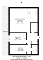 Floorplan area for info only, not for £/sq. ft valuation