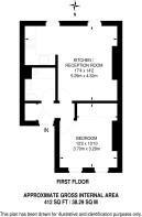 Floorplan area for info only, not for Â£/sq. ft valuation