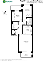 Floorplan area for info only, not for £/sq. ft valuation