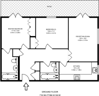 Floorplan area for info only, not for £/sq. ft valuation