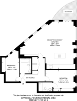Floorplan area for info only, not for £/sq. ft valuation