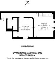 Floorplan area for info only, not for £/sq. ft valuation