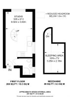 Floorplan area for info only, not for Â£/sq. ft valuation