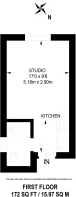 Floorplan area for info only, not for Â£/sq. ft valuation