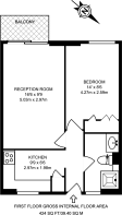 Floorplan area for info only, not for £/sq. ft valuation