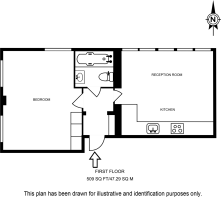 Floorplan area for info only, not for £/sq. ft valuation