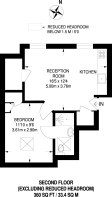 Floorplan area for info only, not for £/sq. ft valuation