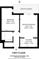 Floorplan area for info only, not for £/sq. ft valuation