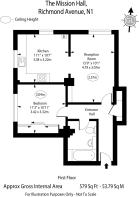 Floorplan area for info only, not for Â£/sq. ft valuation